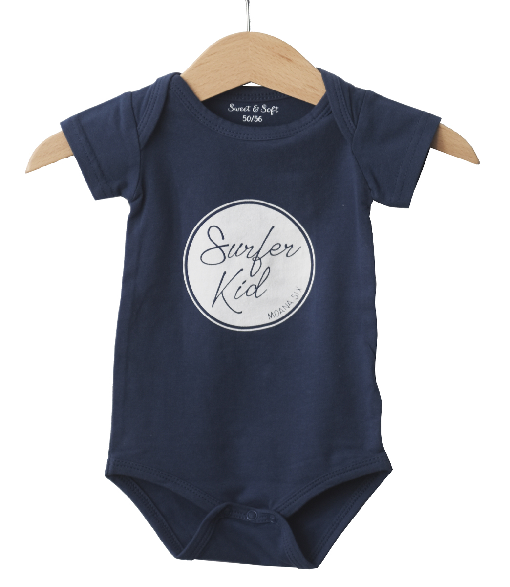 Surferkid romper donkerblauw