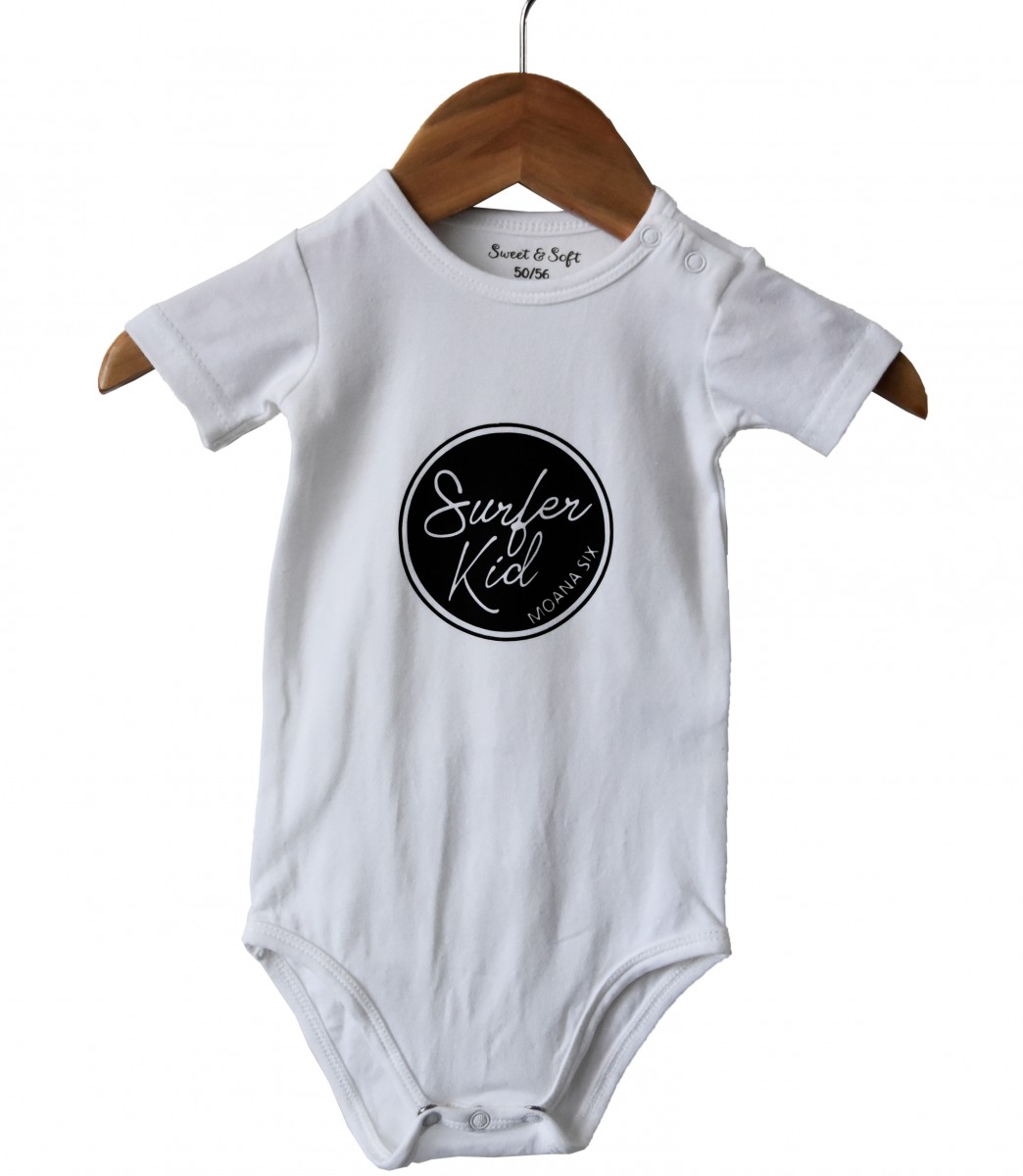 Surferkid romper wit