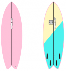 Pukas Wombi Fish 5'8 stock ( USED )