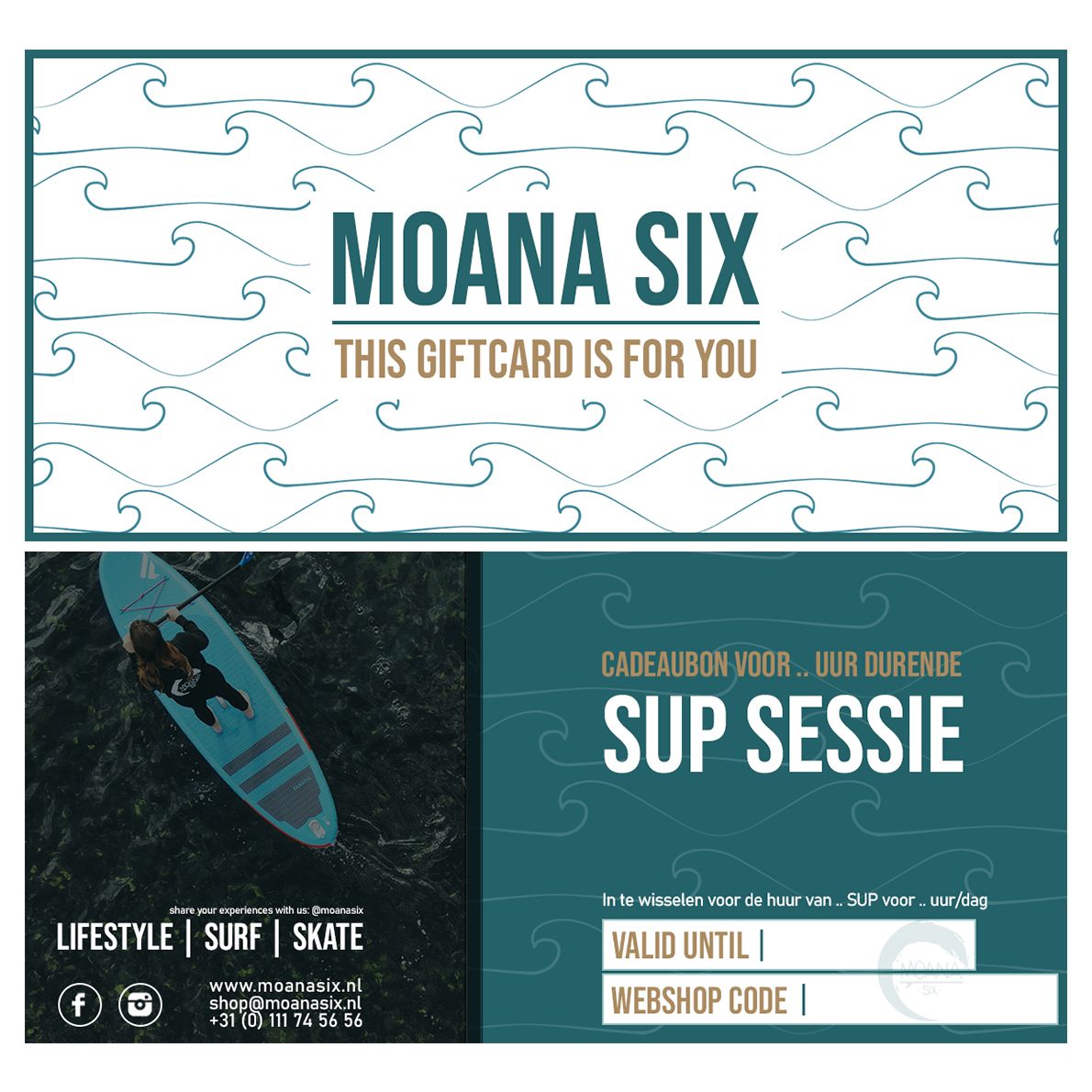 Giftcard – SUP verhuur