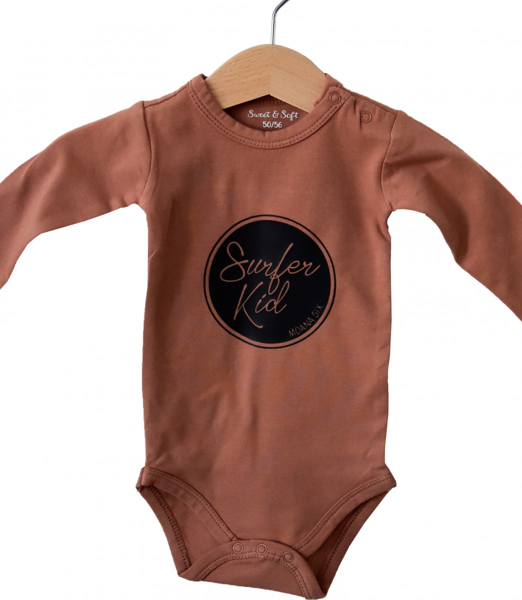 Surferkid Romper Camel