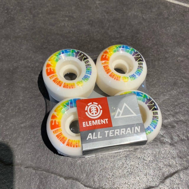 Element wind/water/fire/earth skate wheels 52mm