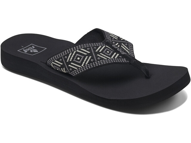 Reef spring woven black white