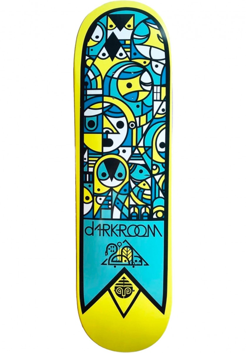 Darkroom Ceremony yellow 8.625 skateboard deck