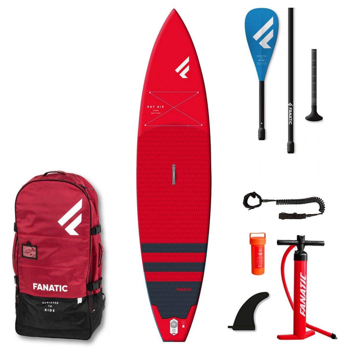 Fanatic Ray air pure 11’6 RED package