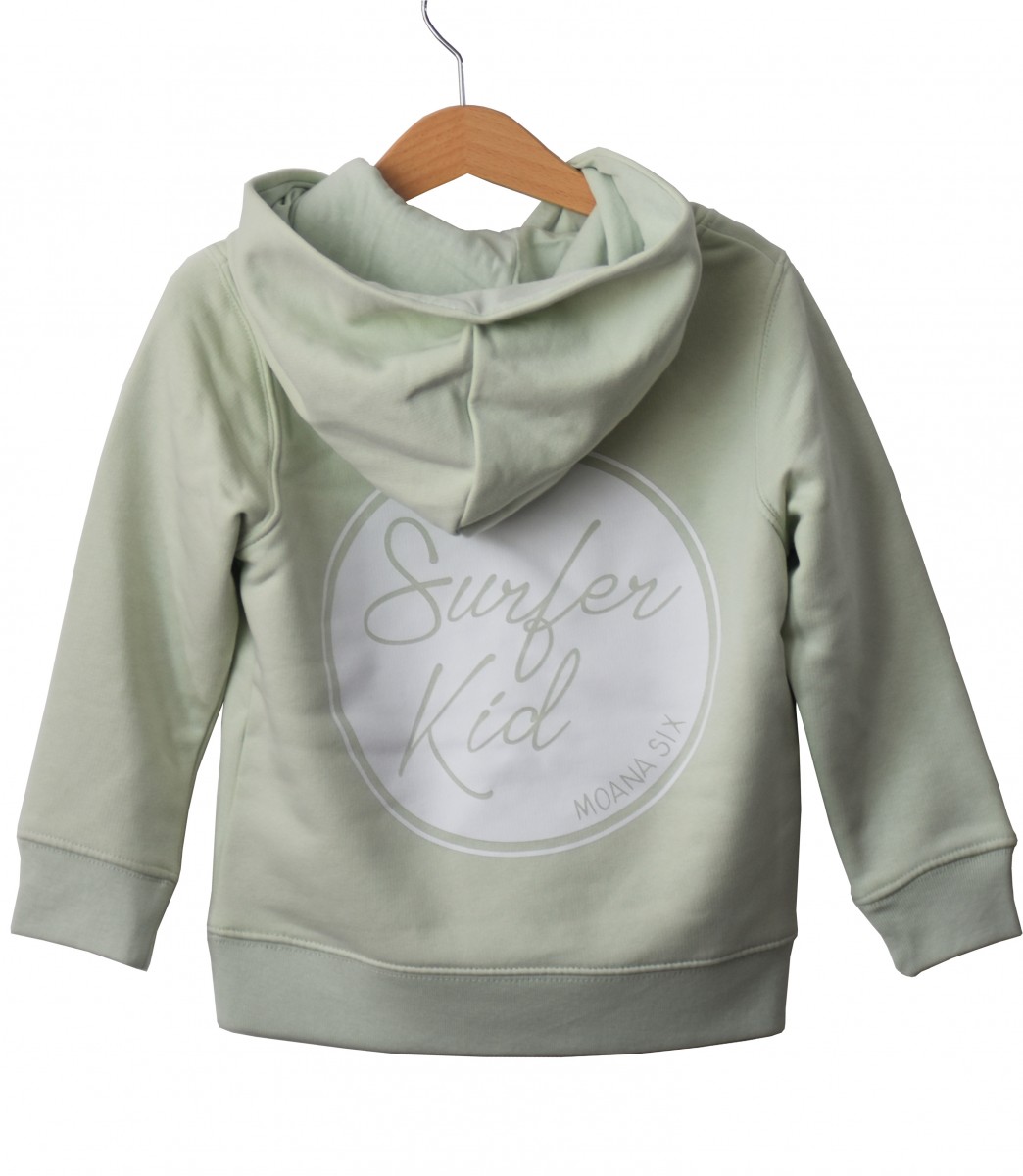 SURFERKID Hoodie Lime