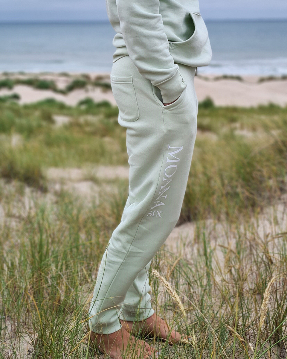 Moana Six Jogger pant lime (unisex)