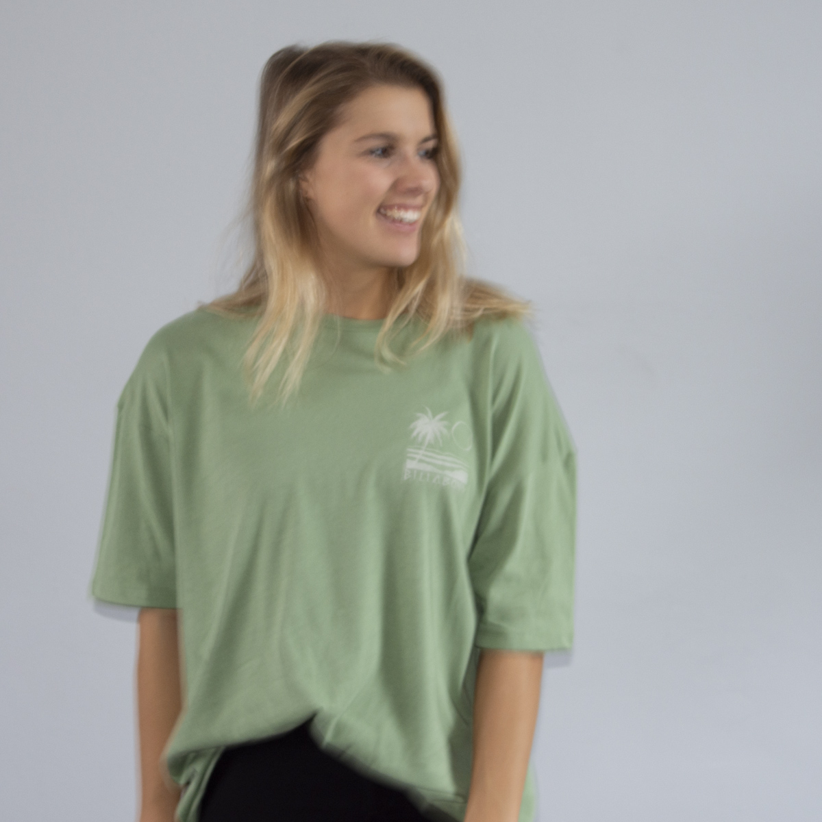 Billabong Local Spot tee Safari green (last size M (oversized fit))