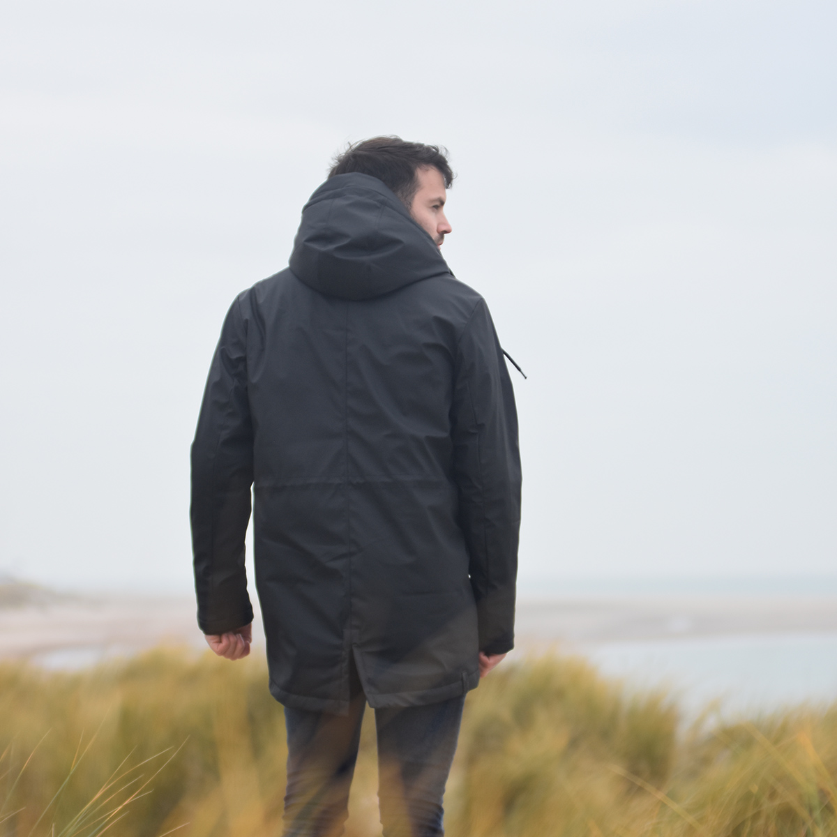 Ragwear Bivoy Regenjas Heren Black (wintereditie)