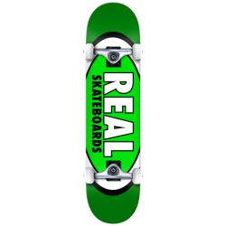 Real Classic Oval Green LG Complete Skateboard 8.0