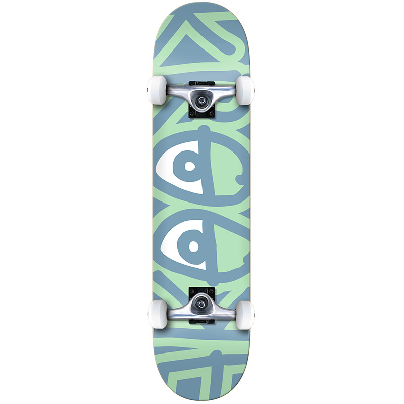 Krooked Team Big Eyes Mini Complete Skateboard 7.3