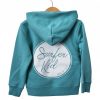 Surferkid hoodie teal - Afbeelding 4