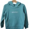 Surferkid hoodie teal - Afbeelding 3