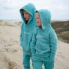 Surferkid hoodie teal - Afbeelding 2