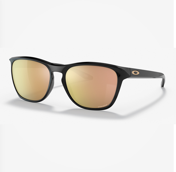 Oakley Manorburn polished black prizm rose gold