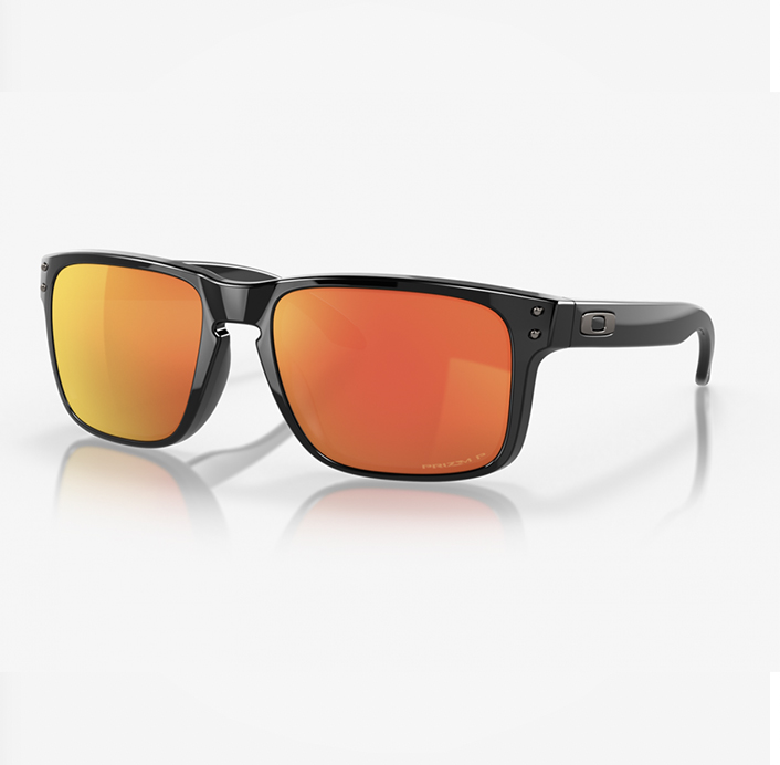 Oakley Holbrook Polished black prizm polarized ruby