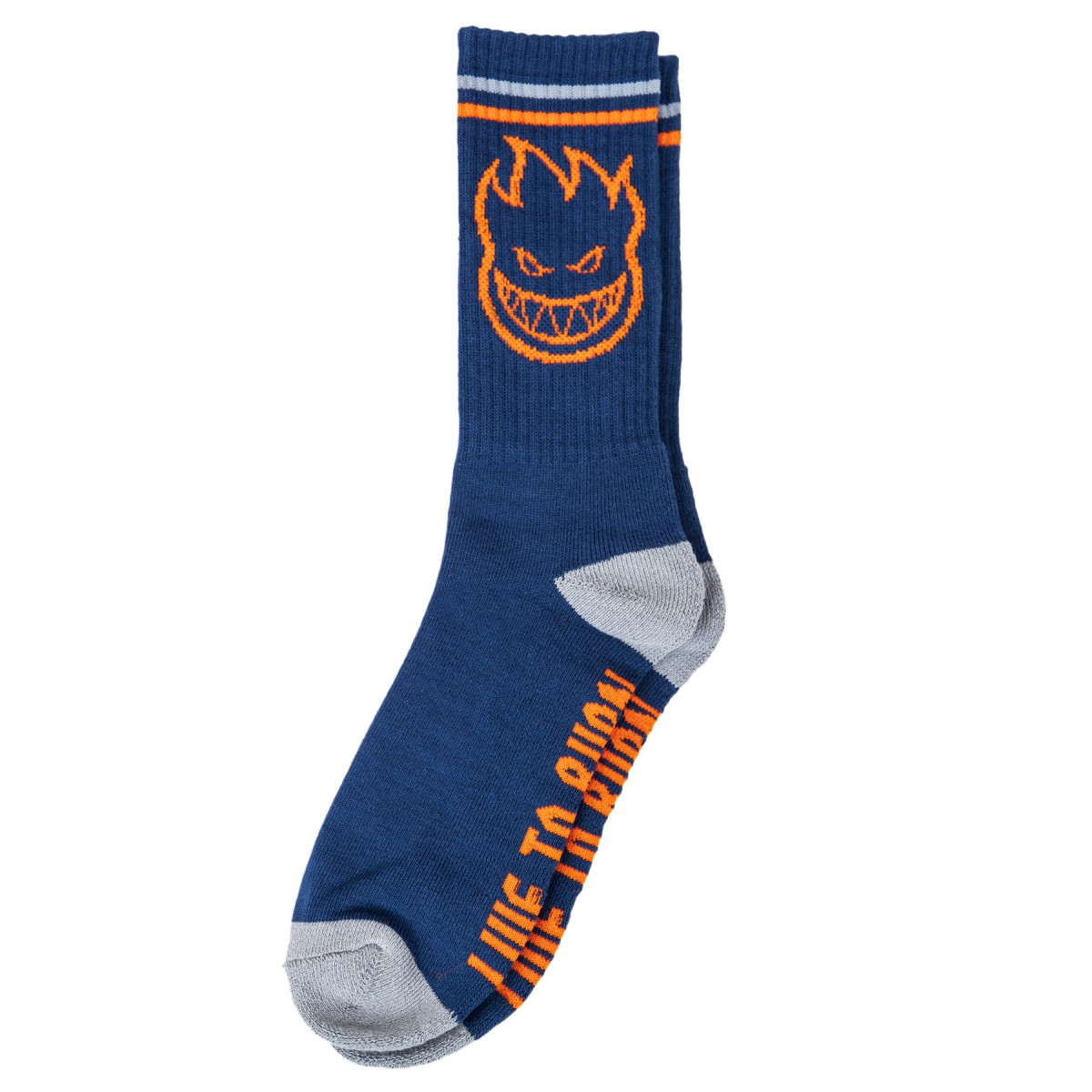 Spitfire heads up socks navy