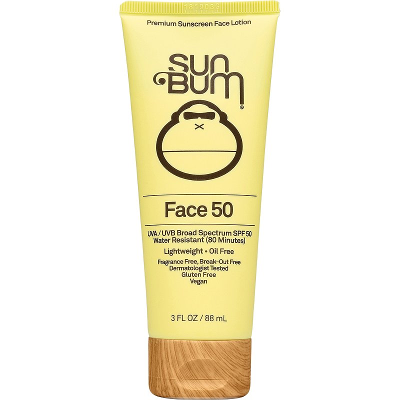 Sun Bum SPF 50 clear face sunscreen lotion