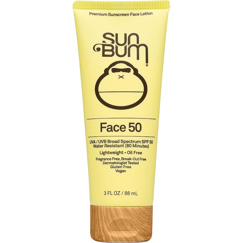 Sun Bum SPF 50 clear face sunscreen lotion
