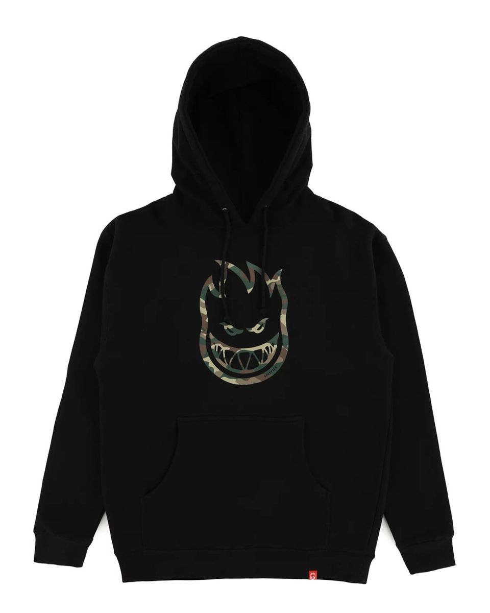 Spitfire Bighead hoody black camo