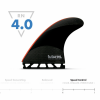 Future fins JohnJohn tech flex L red - Afbeelding 2