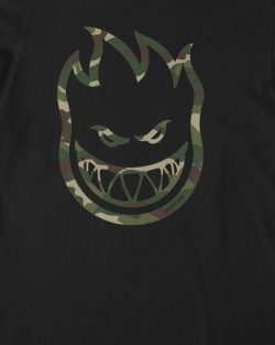 Spitfire Big head Longsleeve black/camo - Afbeelding 2