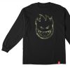 Spitfire Big head Longsleeve black/camo