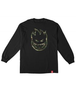 Spitfire Big head Longsleeve black/camo - Afbeelding 3