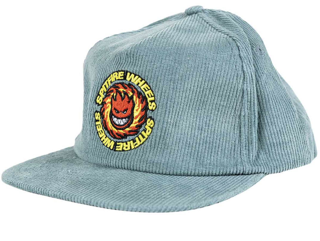 Spitfire Og Fireball Cord Snapback Cap