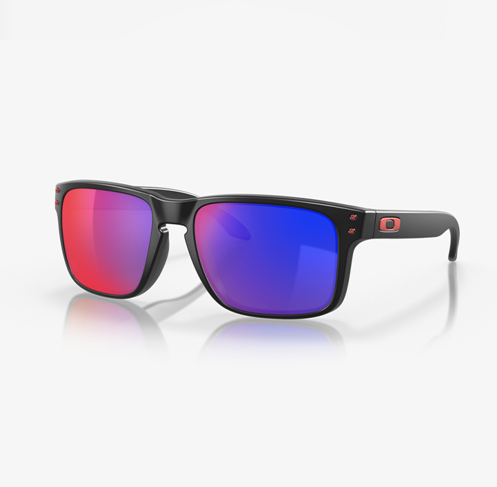 Oakley Holbrook matte black positive red iridium