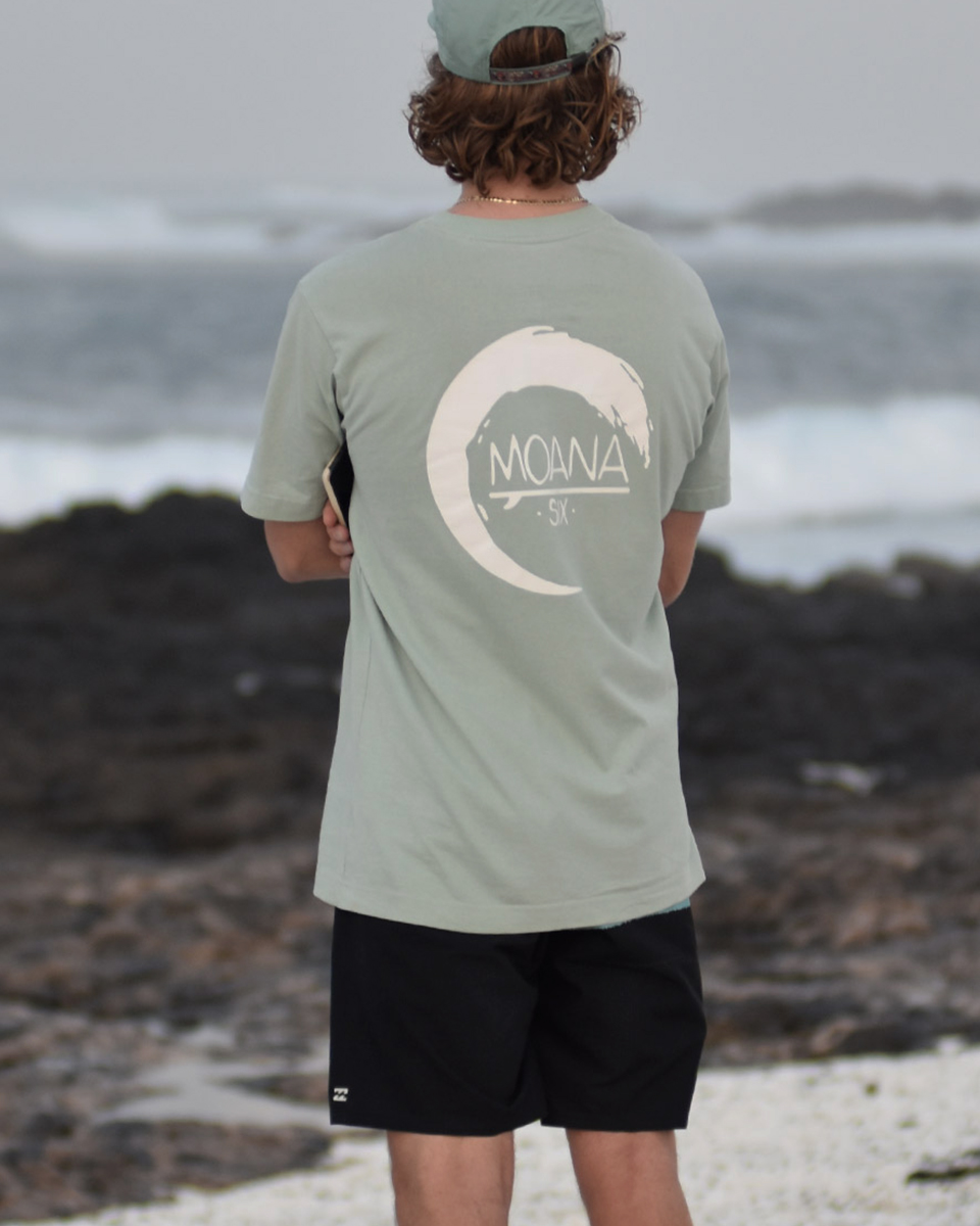 Moana Six oversized t-shirt aloë (unisex)