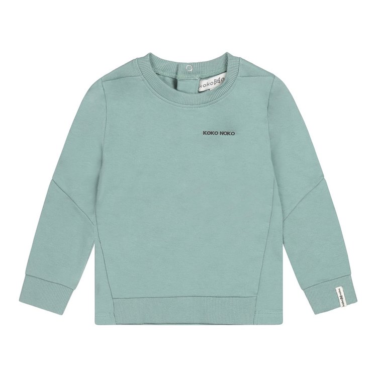 Koko Noko jongens sweater blauw groen (92 – 140)