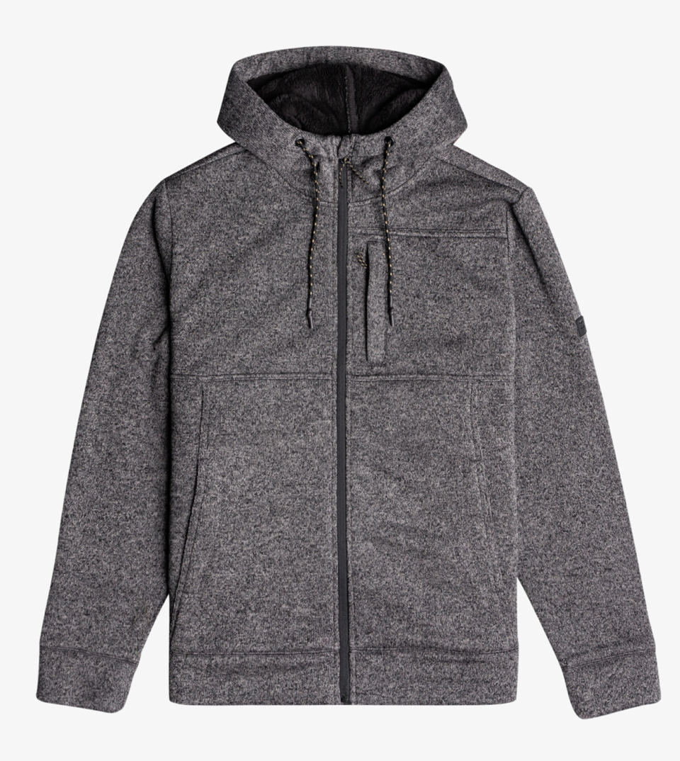 Billabong Boundary Sherpa Zip Black Heather