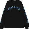Spitfire old bighead Longsleeve black neon blue - Afbeelding 2