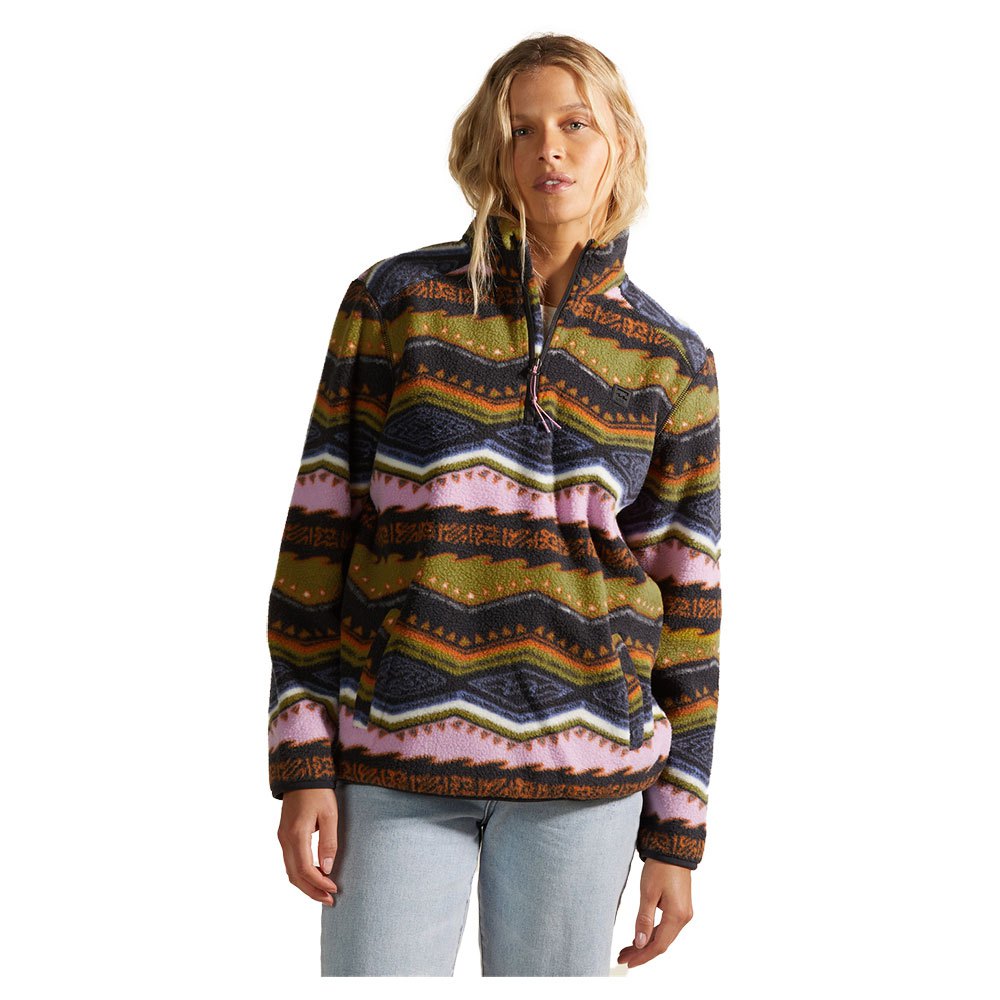 Billabong Boundary Mock Neck Black Multi