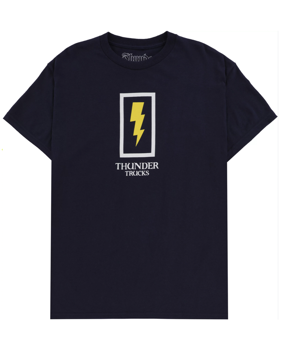 Thunder trucks t shirt lightning navy
