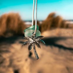 Palmboom - zeeglas ketting Laguna Treasures - Afbeelding 2