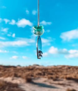 Surfboard - zeeglas ketting Laguna Treasures (zilver of goud) - Afbeelding 3