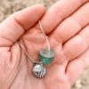 Schelp - zeeglas ketting Laguna Treasures (goud of zilver) - Afbeelding 2