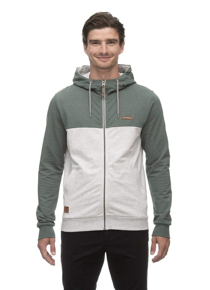 Ragwear Trytyo Zip Hood Dusty Green
