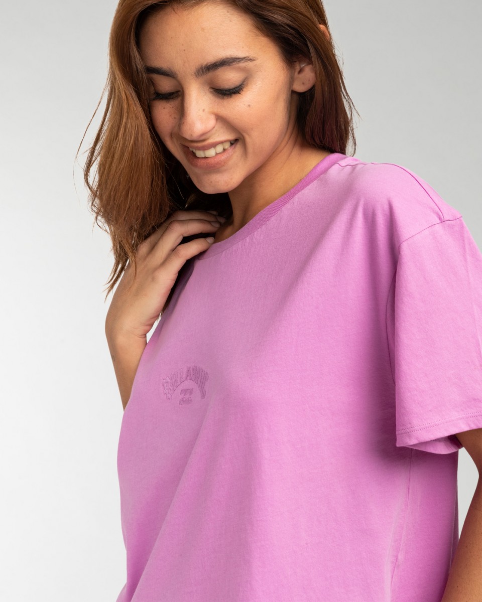 Billabong new love Tshirt pink daze (last sizes: XS & S)