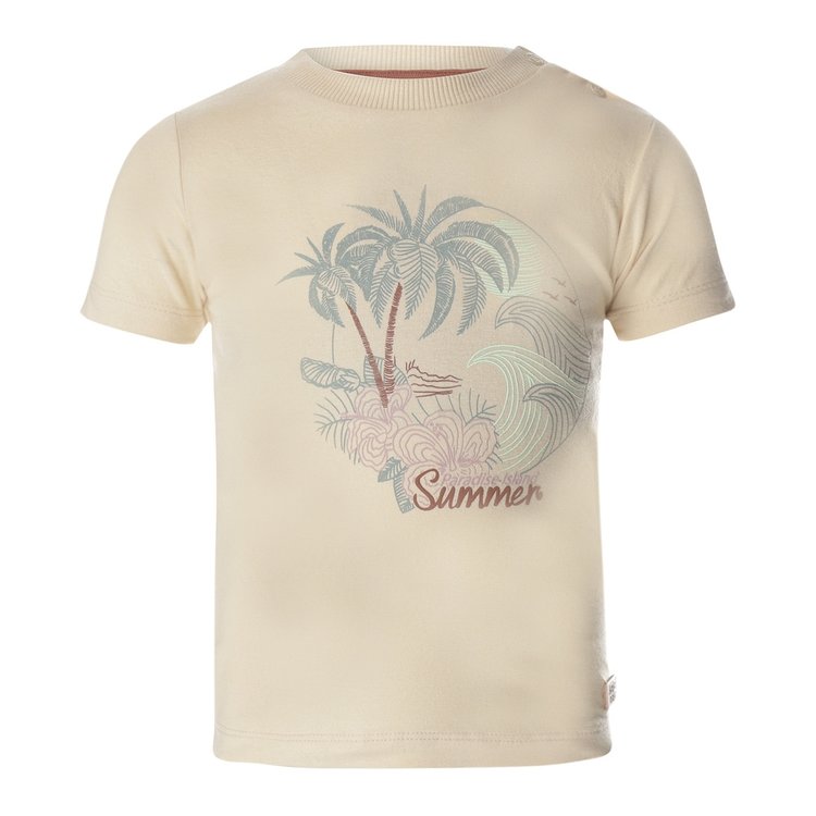 Koko Noko jongens T-shirt beige palmbomen (92 – 122)