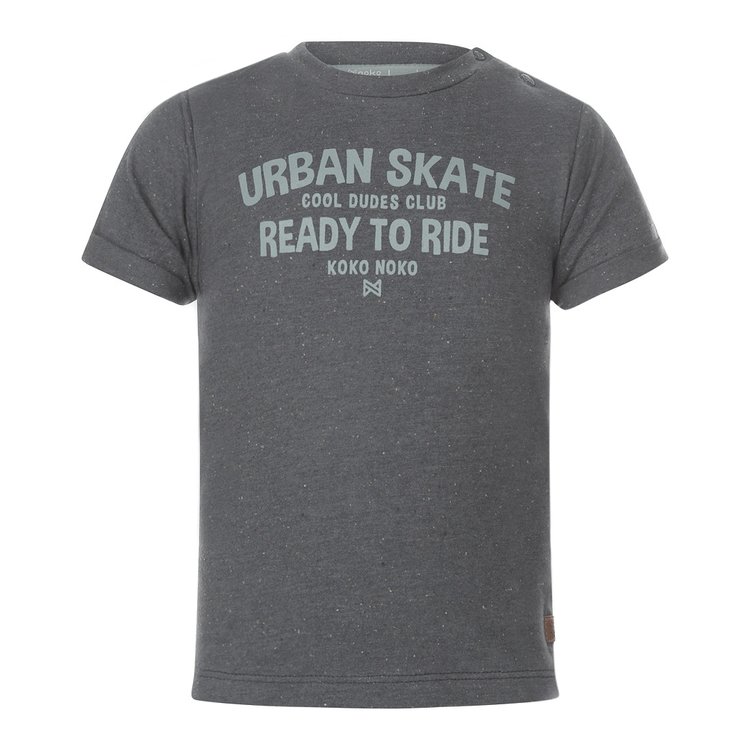 Koko Noko Jongens T-shirt Staal Blauw Skate (92 – 140)