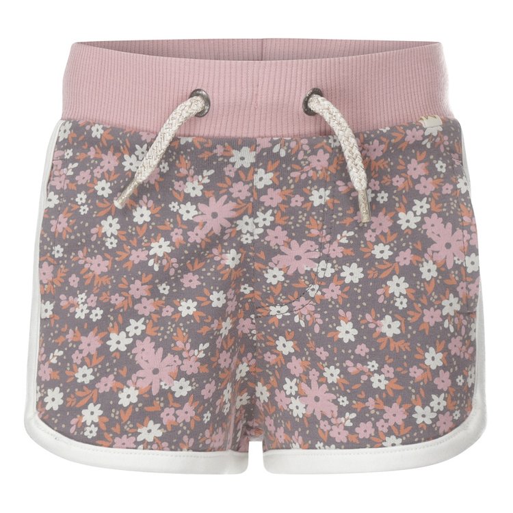 Koko Noko meisjes jogging short grijs bloem (98/104)