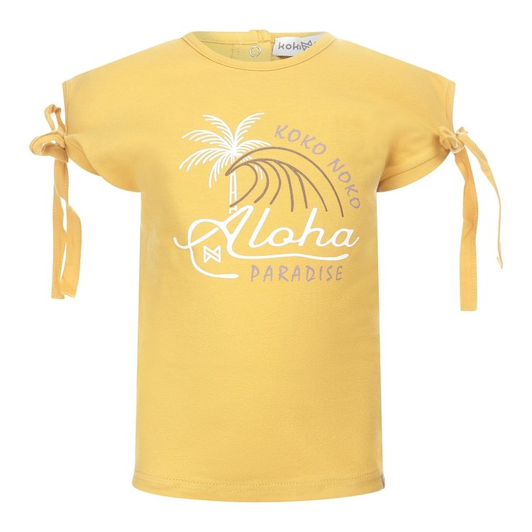 Koko Noko meisjes T-shirt okergeel (92 – 140)