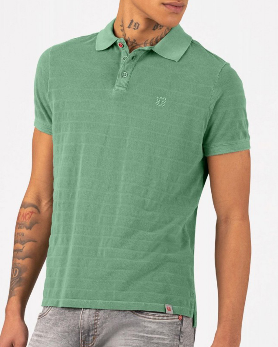 TIMEZONE poloshirt  Malachite green