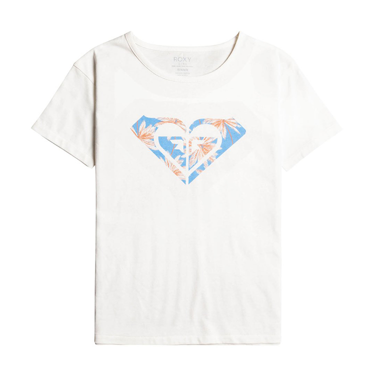 Roxy Day and Night t-shirt kids wit (4y – 16y)