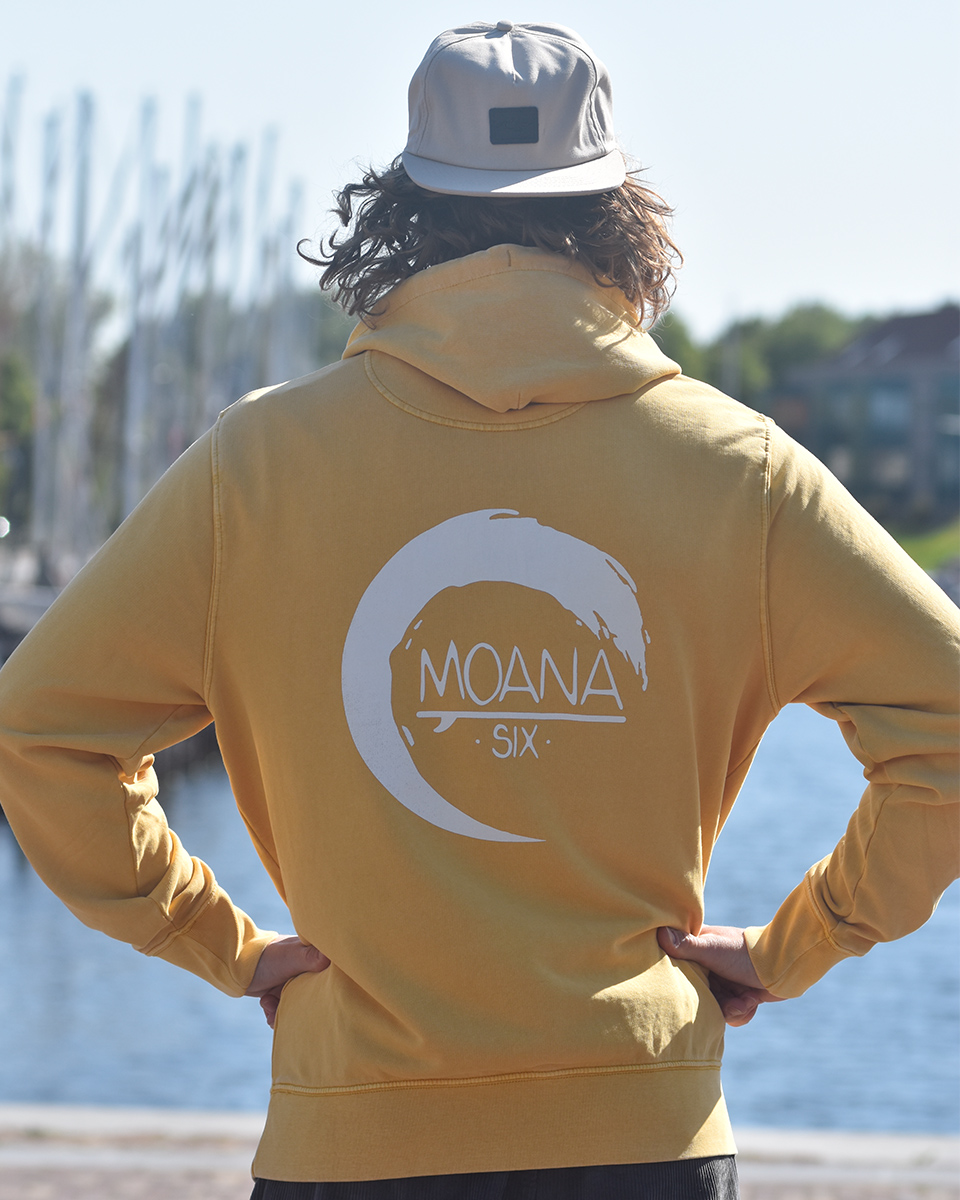 Moana Six hoodie vintage yellow  (unisex)