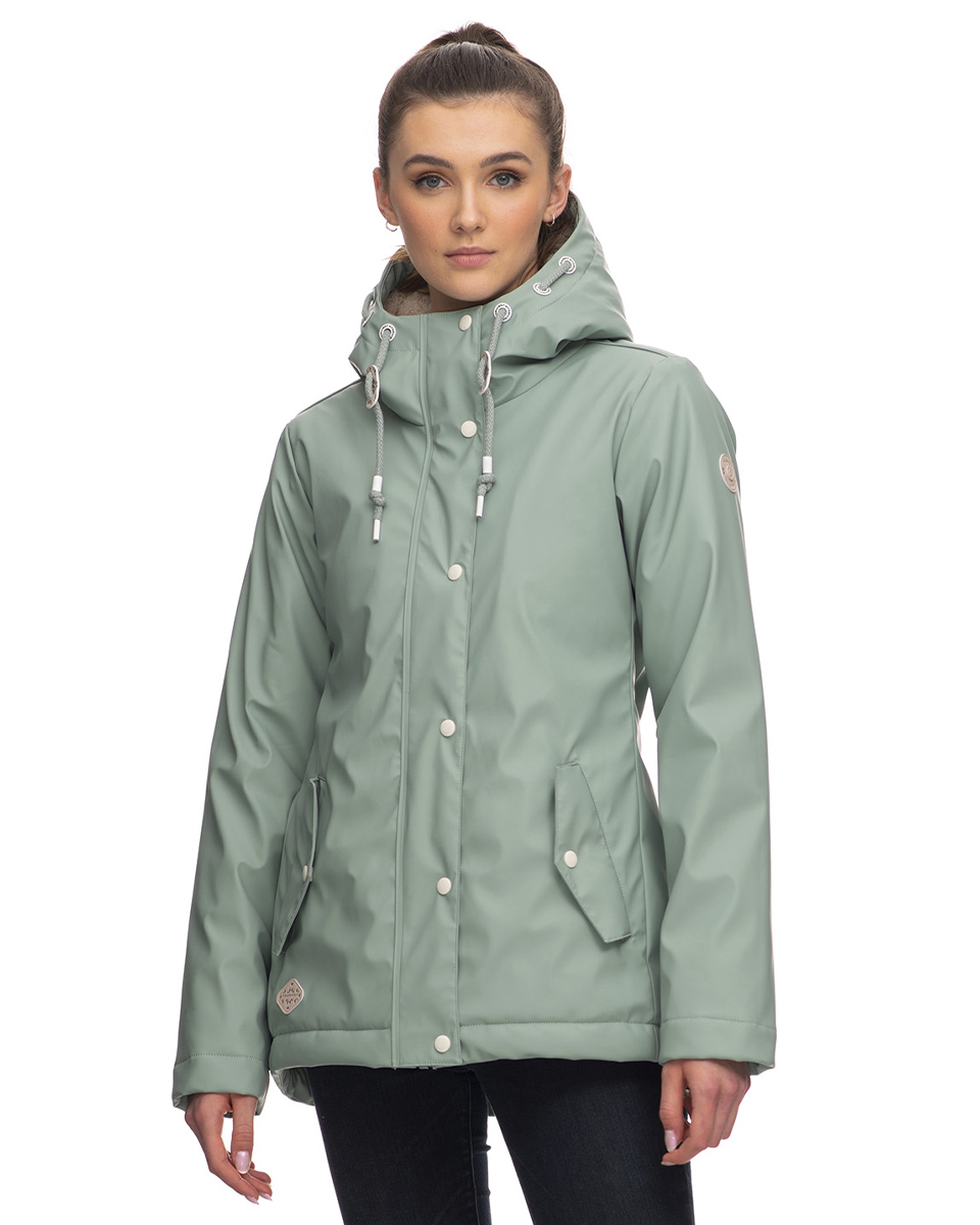 Ragwear Marge raincoat dusty green (winter)