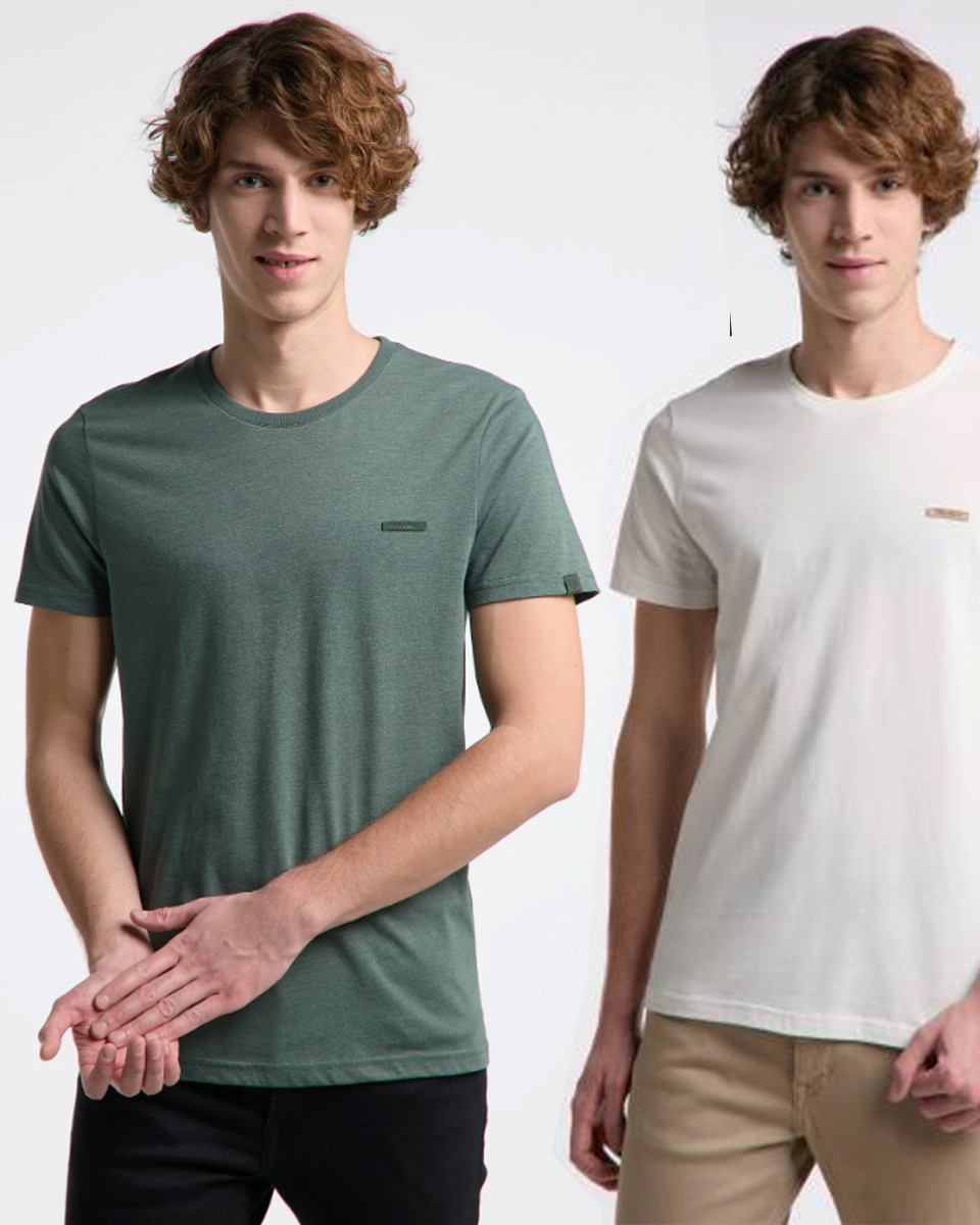 Ragwear Nedie (basic tee) green/grey tones